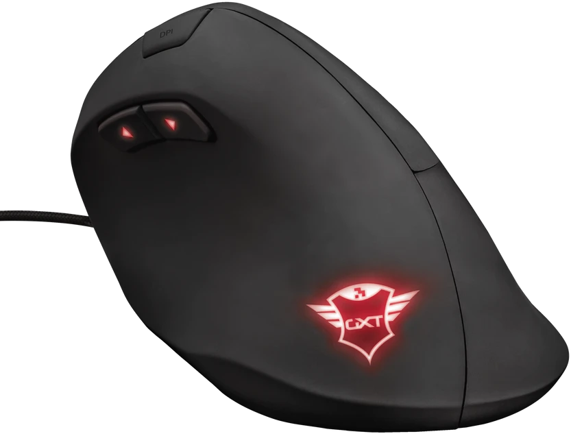 TRUST GXT 144 Rexx Ergonominė vertikali pelė su laidu | 10000 DPI