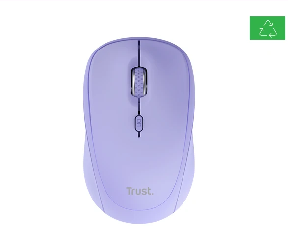Pelė Trust ECO* YVI+ violetinė