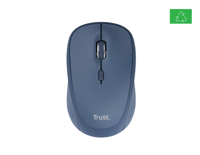 Pelė Trust YVI+ Eco* mėlyna (25455)