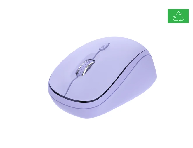 Pelė Trust ECO* YVI+ violetinė
