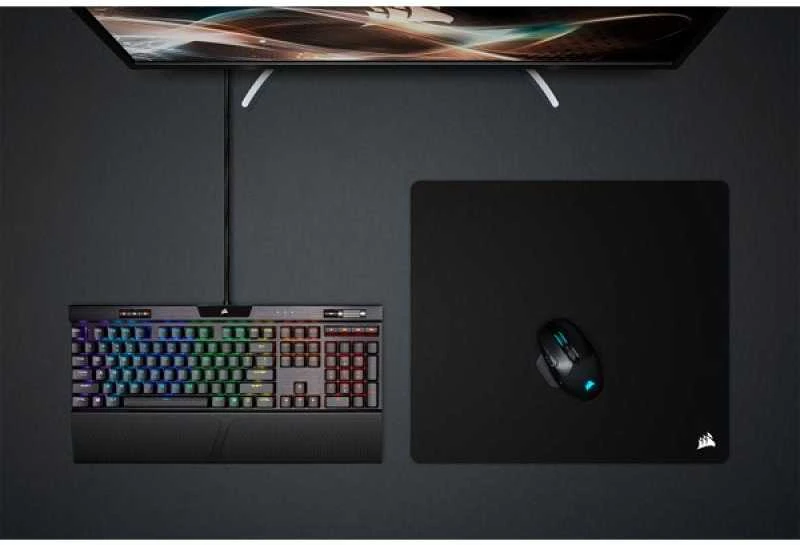 Pelės kilimėlis žaidimams Corsair MM200 PRO Premium Spill-Proof Cloth Gaming Mouse Pad — Heavy XL, Black, 450mm x 400mm x 6mm