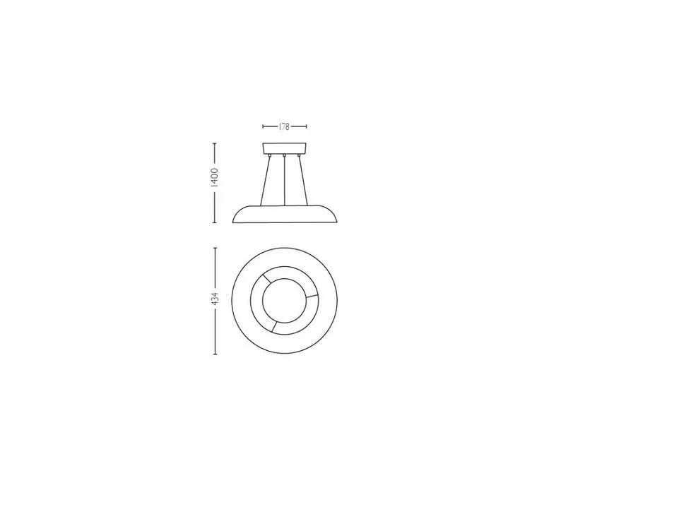 Philips Hue Amaze baltas pakabinamas šviestuvas 1x33,5W 24V