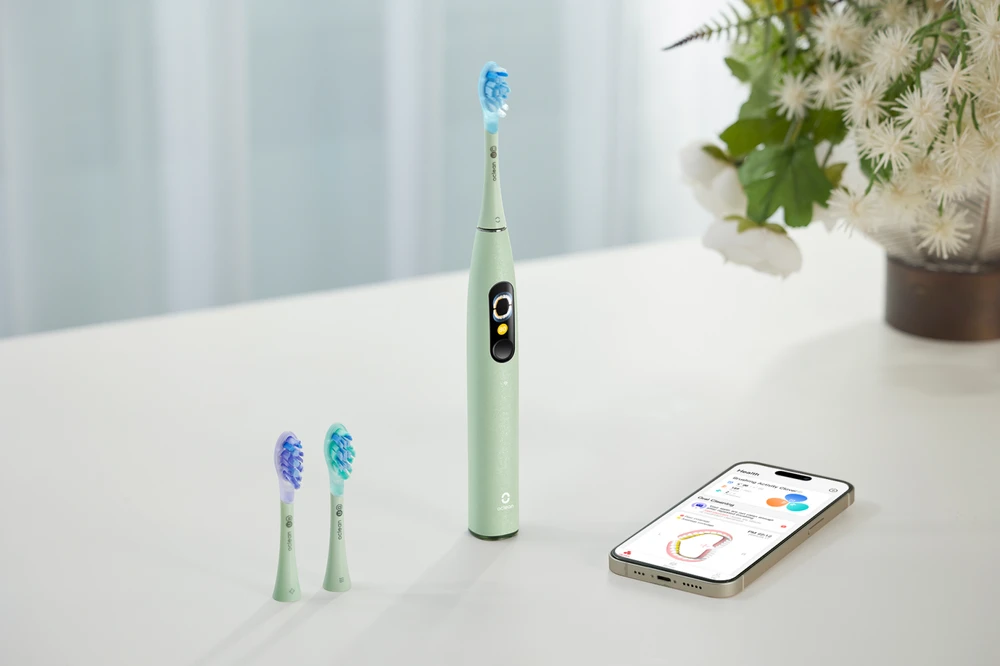Oclean X Ultra Elektrinis dantų šepetėlis, Žalias