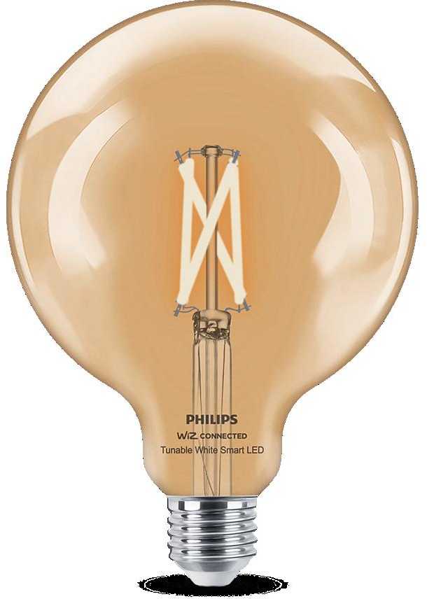 „Philips Smart“ gijos skaidrus E27 G125 7 W (60 W), WW-CW