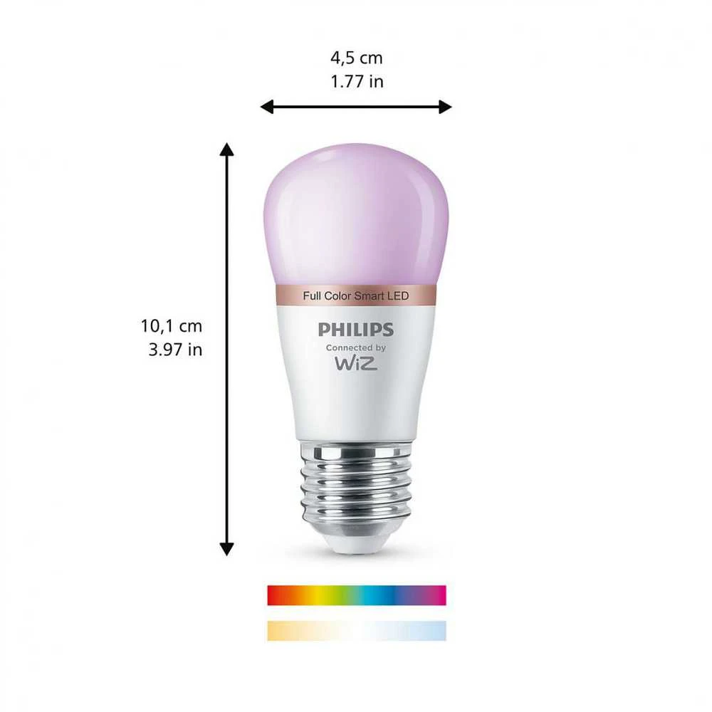 Philips LEMP LED WIFI P45 E27 4.9W 470LM RGBTW