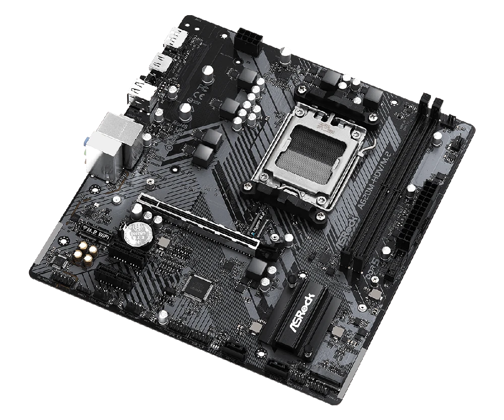 Pagrindinė plokštė ASRock A620M-HDV/M.2/AM5/Micro-ATX/AMD A620