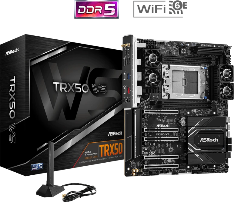 Pagrindinė plokštė AsRock TRX50 WS