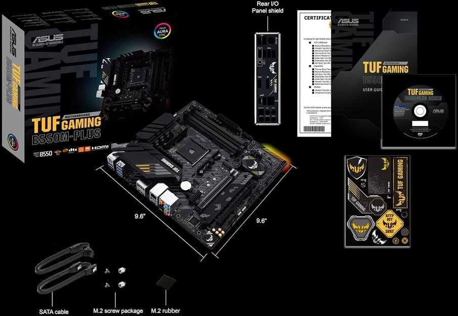 Pagrindinė plokštė ASUS TUF Gaming B550M-PLUS