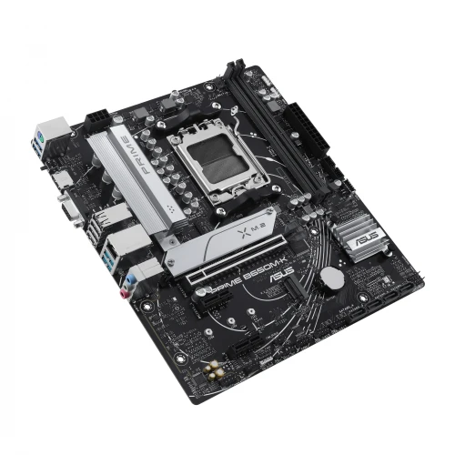 Pagrindinė plokštė Asus | PRIME B650M-K | Procesorių šeima AMD | Procesoriaus lizdas AM5 | DDR5 | Palaikomos standžiojo disko sąsajos SATA, M.2 | SATA jungčių skaičius 4