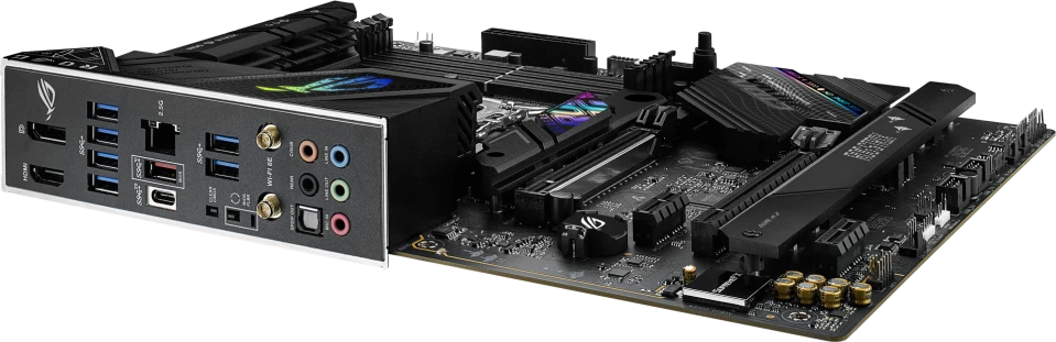 Pagrindinė plokštė Asus ROG STRIX B760-F GAMING WIFI Procesorių šeima Intel, Procesoriaus lizdas LGA1700, DDR5 DIMM, Atminties lizdai 4, Palaikomos standžiojo disko sąsajos SATA, M.2, SATA jungčių skaičius 4, Mikroschemų rinkinys Intel B760, ATX