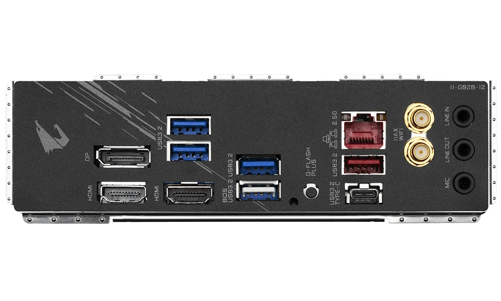 Pagrindinė plokštė Gigabyte B550I AORUS PRO AX AM4 lizdas „mini ITXs“ AMD B550