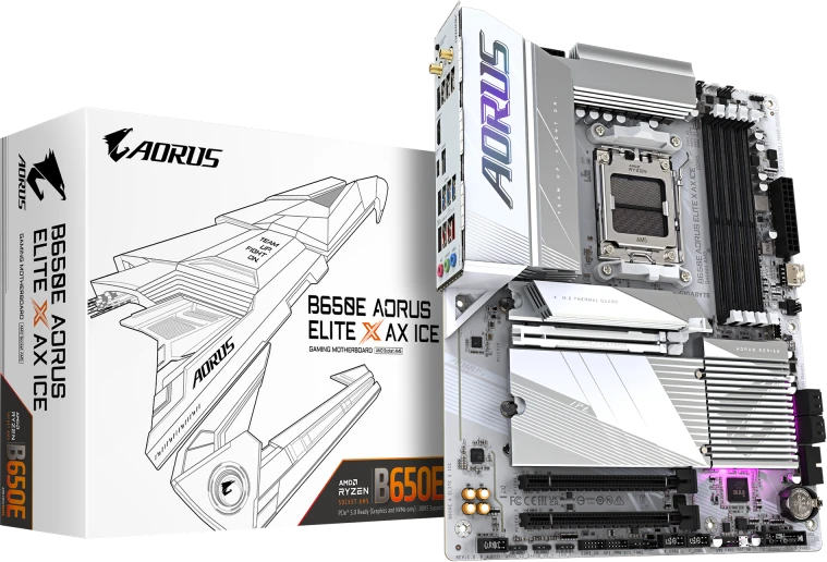 Pagrindinė plokštė Gigabyte B650E A ELITE X ICE