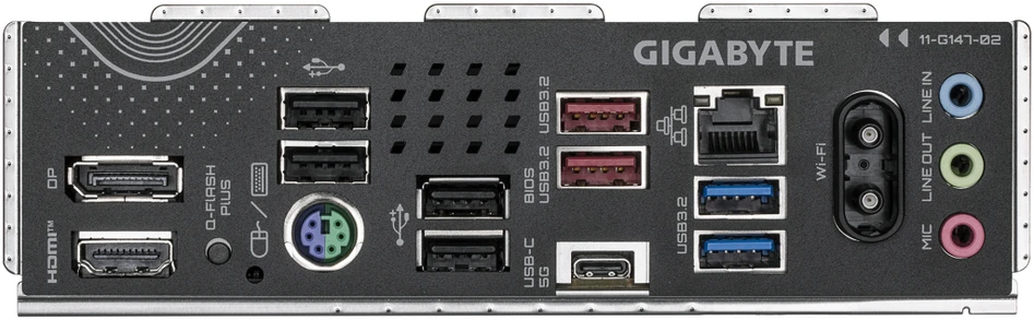 Pagrindinė plokštė Gigabyte B850 EAGLE WIFI6E | Procesorių šeima AMD | Procesoriaus lizdas AM5 | DDR5 | Palaikomos standžiojo disko sąsajos SATA, M.2 | SATA jungčių skaičius 4