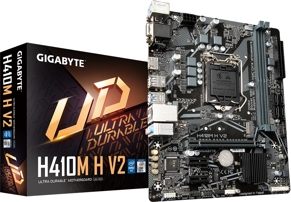 Pagrindinė plokštė GIGABYTE Intel H470 Express / LGA1200 / MicroATX / Memory DDR4 / Atminties lizdai 2|2xPCI-Express 3.0 1x / 1xPCI-Express 3.0 16x / 1xM.2 / 1x15pin D-sub / 1xHDMI / 2xAudio-In / 1xAudio-Out / 4xUSB 2.0 / 2xUSB 3.2 / 1xPS/2 / 1xRJ45