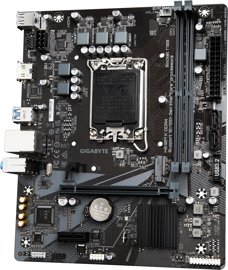 Pagrindinė plokštė Gigabyte H610M K DDR4