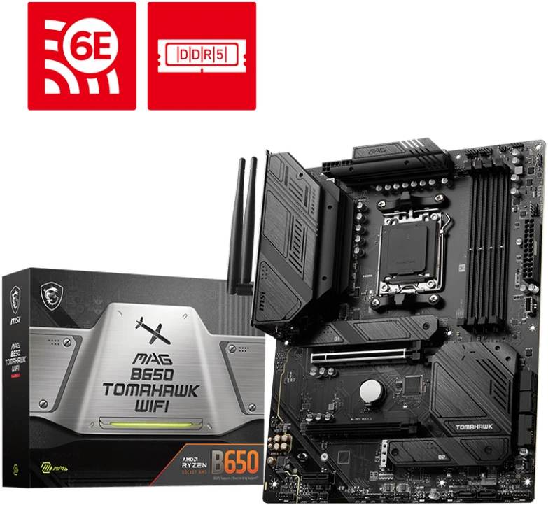 Pagrindinė plokštė MSI AMD B650/SAM5/ATX/Memory DDR5/Atminties lizdai 4/1xPCI-Express 1x/2xPCI-Express 16x/3xM.2/1xHDMI/1xDisplayPort/2xUSB 2.0/7xUSB 3.2/1xUSB-C/1xOptical S/PDIF/1xRJ45/5xAudio port