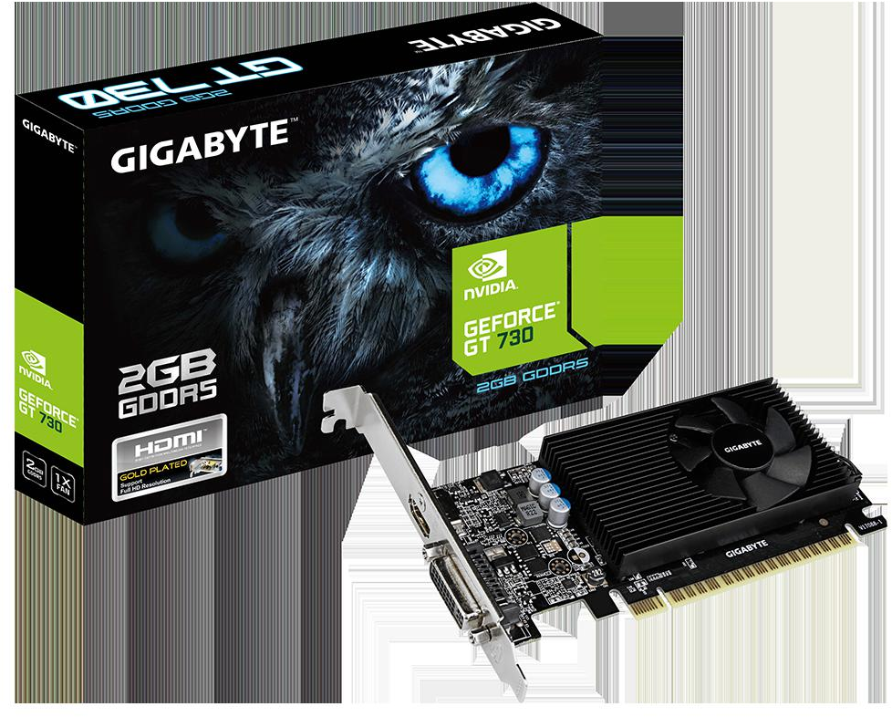 Vaizdo plokštė Grafikos plokštė|GIGABYTE|NVIDIA GeForce GT 730|2 GB ...