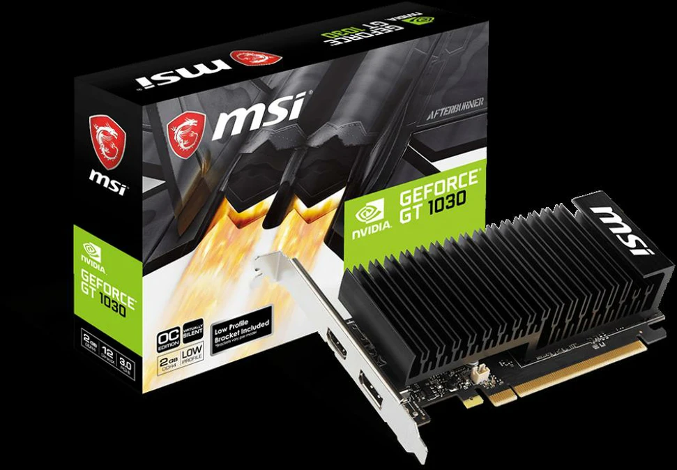 Vaizdo plokštė MSI GeForce GT 1030 2GB DDR4