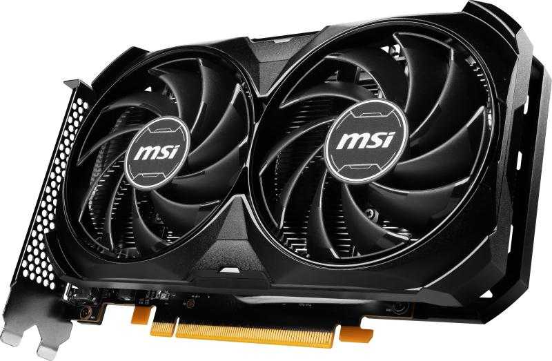 Vaizdo plokštė MSI GeForce RTX 4060 VENTUS 2X BLACK 8G OC GDDR6