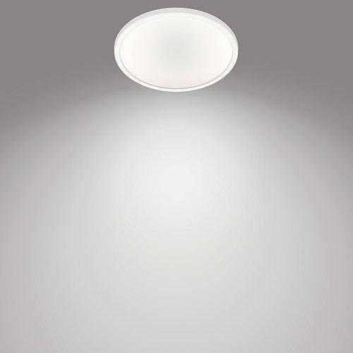 Plafoniera LED Philips Superslim CL550, 3 trepte de intensitate, 18W ,1700 lm, lumina neutra (4000K), IP20, 30cm, Alb