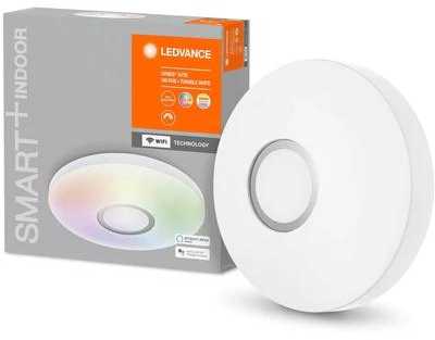 Lubinis šviestuvas Ledvance 18W paviršinis šviestuvas SMART + WIFI ORBIS, baltas, 2700…6500K
