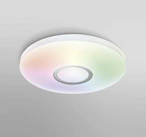 Lubinis šviestuvas Ledvance 18W paviršinis šviestuvas SMART + WIFI ORBIS, baltas, 2700…6500K