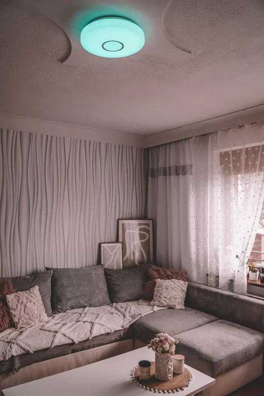Lubinis šviestuvas Ledvance 18W paviršinis šviestuvas SMART + WIFI ORBIS, baltas, 2700…6500K