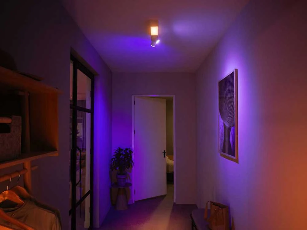 Lubinis šviestuvas Philips Hue Centris 2 taškų baltas specialios formos BT