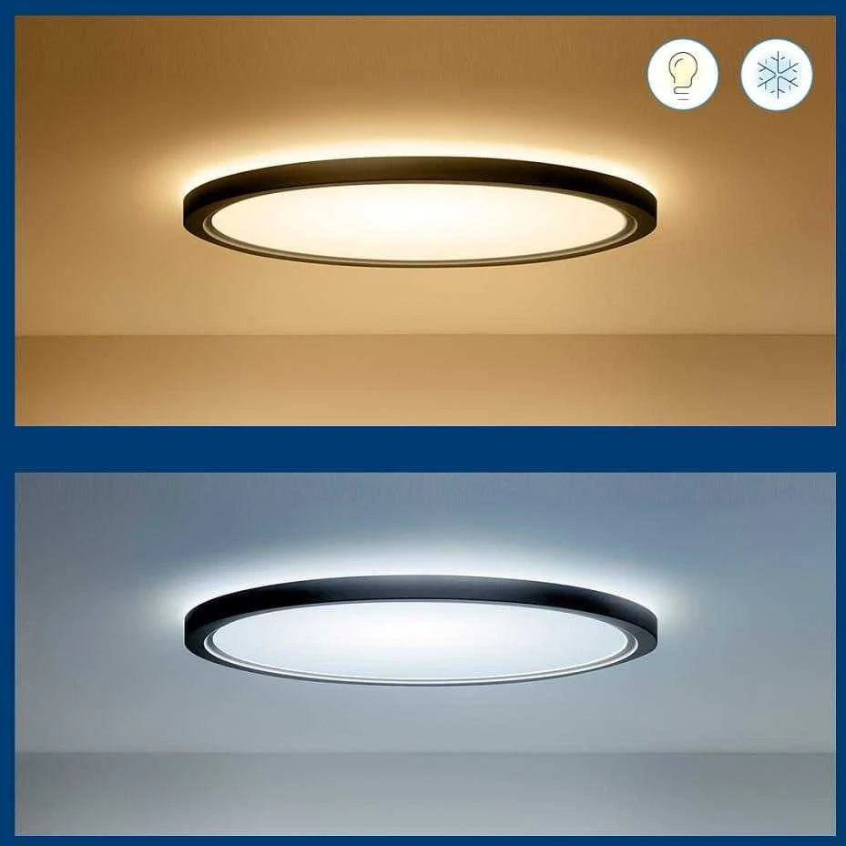 Lubinis šviestuvas WiZ Superslim RGB,22W,2700-6500 (RGB),IP20,juodas