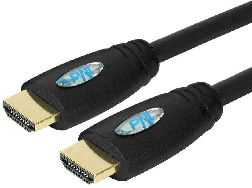 PNI H300 didelės spartos 1.4V HDMI laidas, kištukinis, Ethernet, paauksuotas, 3m