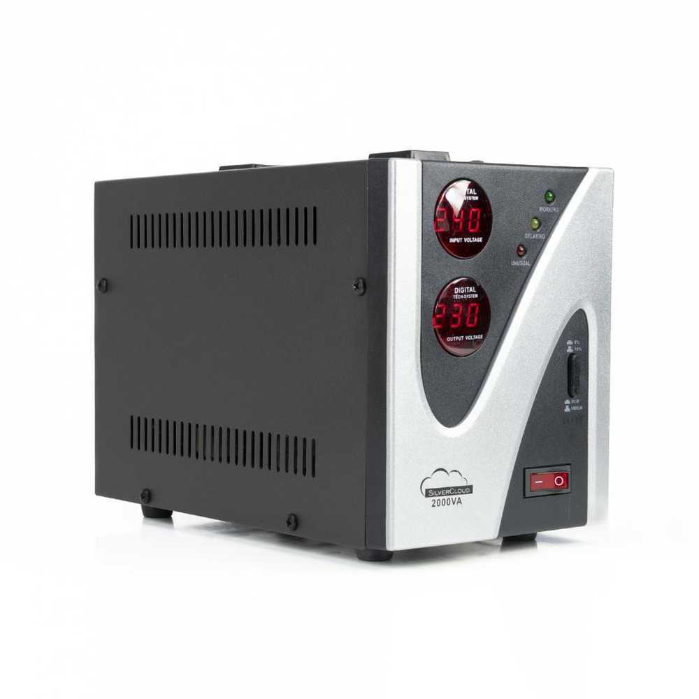 Įtampos stabilizatorius SilverCloud 2000VA 1200W