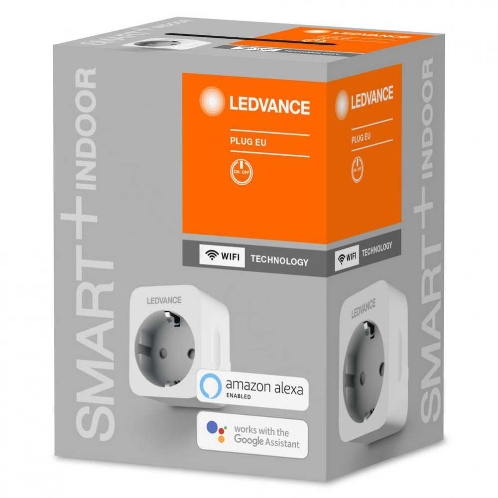 Ledvance SMART+ WiFi kištukas, energijos stebėjimas, ES | Ledvance | SMART+ WiFi kištukas EU