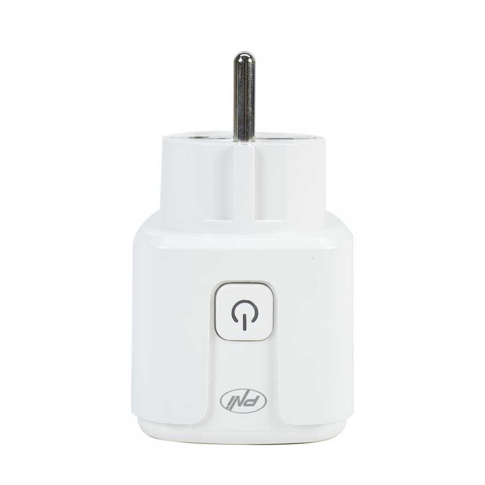 PNI SmartHome WP800 išmanusis „Wi-Fi“ kištukinis lizdas, „Tuya Smart“ programėlė, suderinamas su „Amazon Alexa“ ir „Google Home“