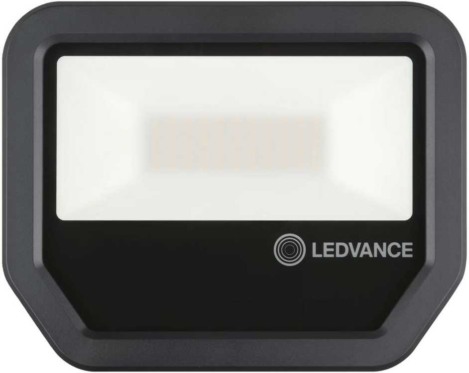 30W Prožektorius LEDVANCE, 4000K, IP65, juodas