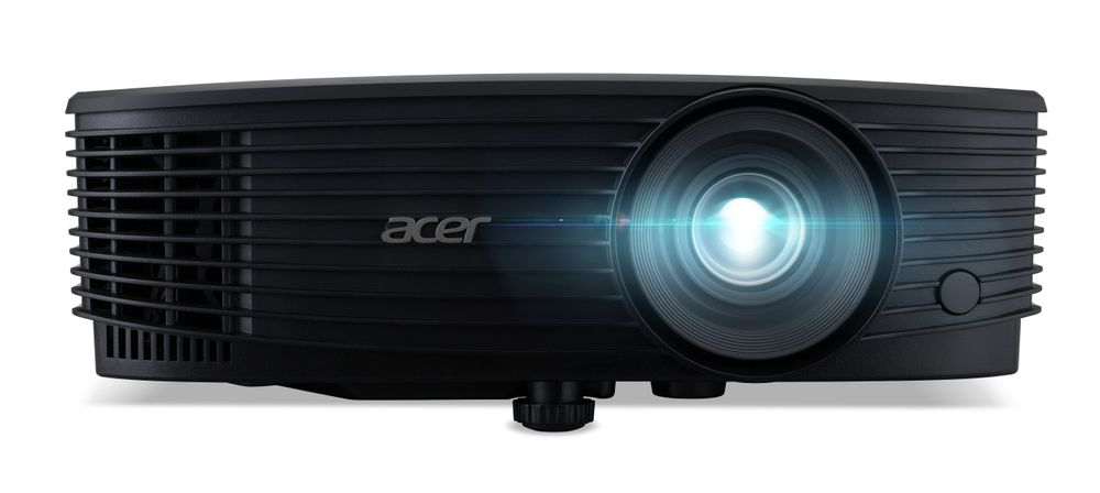 Vaizdo projektorius Acer X1329, WXGA 1280*800, iki 1920*1200, 4800 liumenų, 16:10 / 4:3 / 16:9, 20 000:1, maksimali įstrižainė 300 colių, maksimalus projektavimo atstumas 10 m, 3 W garsiakalbis, lempa 5000 val. / 20 000 val., 29 dB, 2,4kg, D-sub, kompozicinis vaizdo signalas, 2*HDMI, kompiuterio garso įvestis/išvestis, nuolatinės srovės išvestis (5 V / 1,5 A, USB A tipo), RS232