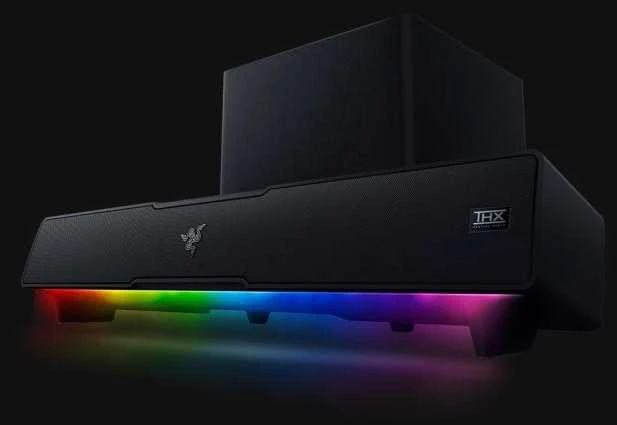Kompiuterio kolonėlės Razer | Gaming Soundbar | Leviathan V2 | Bluetooth | Belaidė jungtis | Juodas