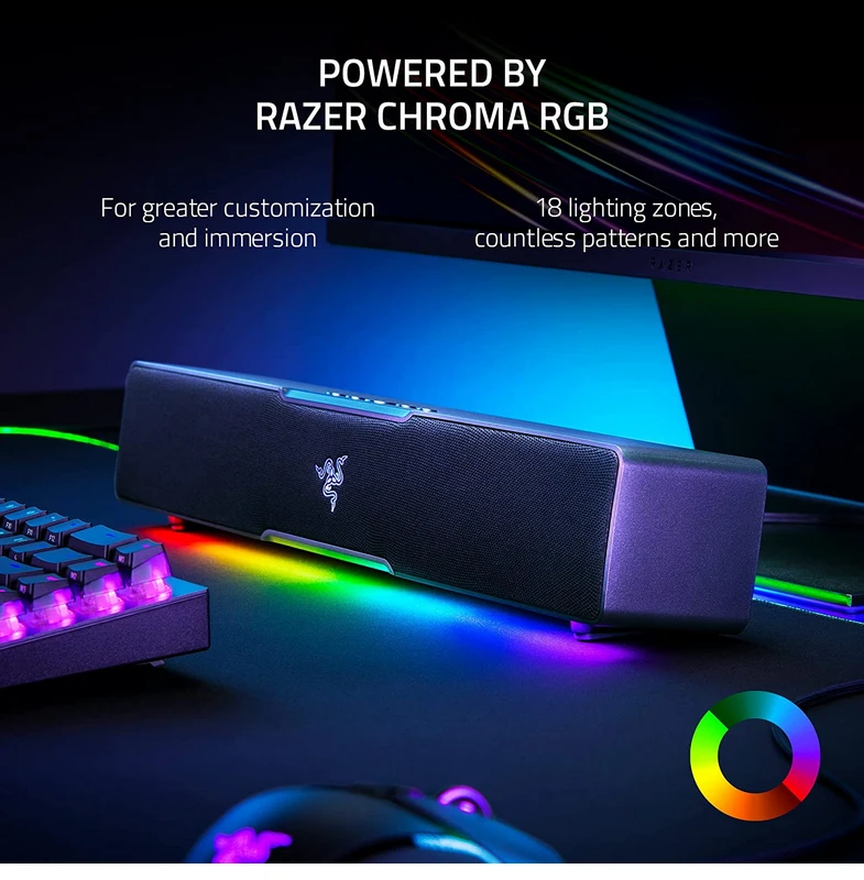 Razer Leviathan V2 X, juodos spalvos