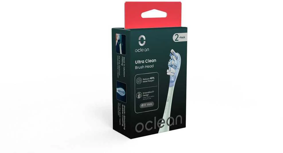 Oclean Ultra Clean Šepetėlio galvutė 2-PK UC01 G02 Žalias