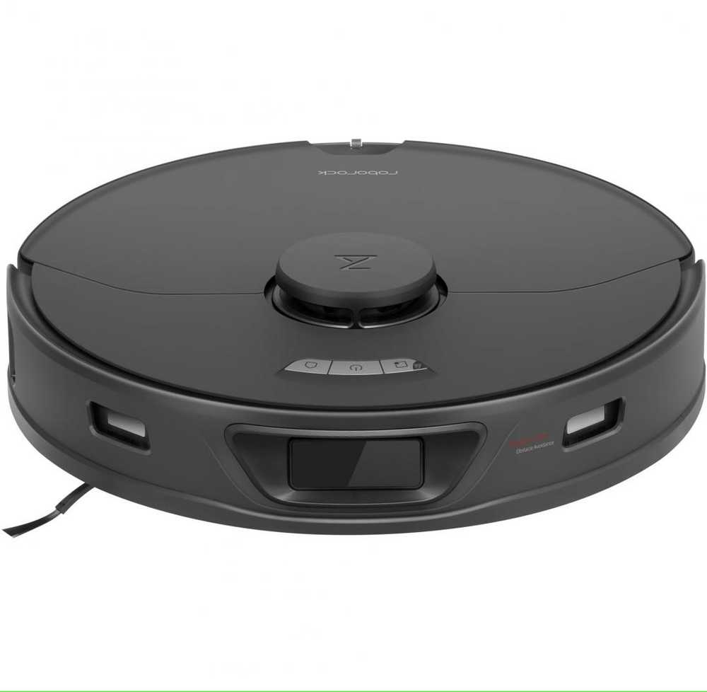 Dulkių siurblys - robotas Roborock S7 Max Ultra su automatine dulkių išsiurbimo stotelė, Juodas