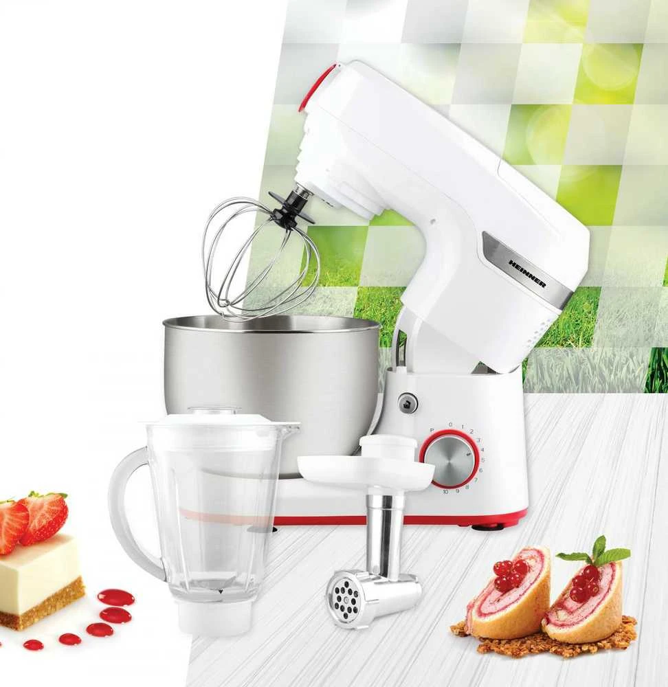 Virtuvinis kombainas HEINNER MAISTO PRODUKTO APARATAS HPM-1000WH (HPM-1000WH)