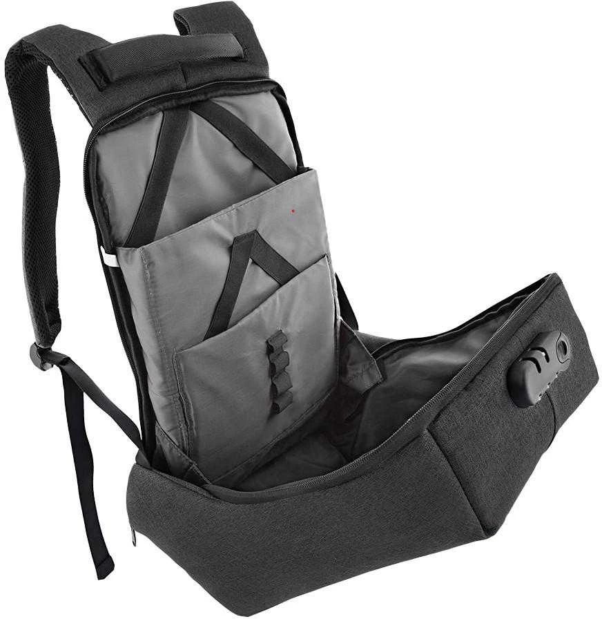 Tellur 15.6 Notebook Backpack Antitheft V2, USB prievadas, juodas