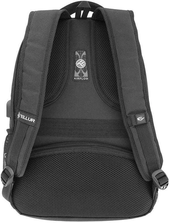 Tellur 15.6 Notebook Backpack Companion, USB port, juodas