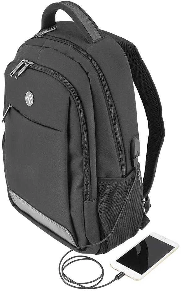 Tellur 15.6 Notebook Backpack Companion, USB port, juodas