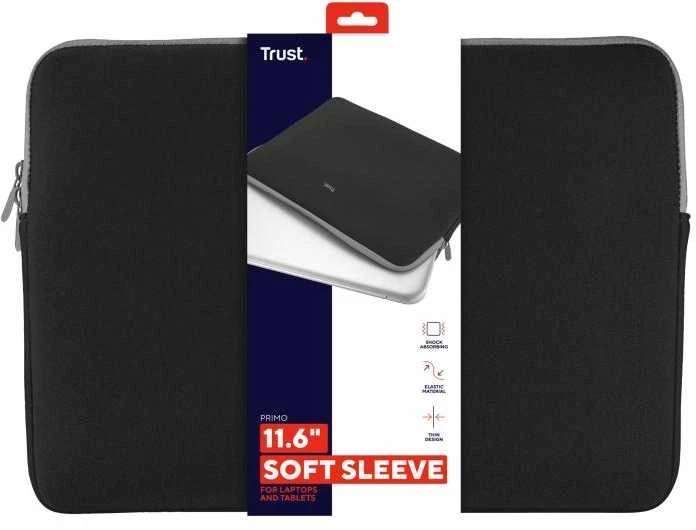 TRUST Dėklas nešiojamam kompiuteriui iki 11.6" PRIMO juodas 21254