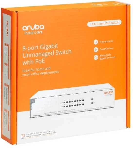 Šakotuvas Hewlett Packard (HP) HPE Aruba Instant On 1430 nevaldomas 8G