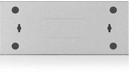 Šakotuvas Switch ZyXEL XGS1210-12 - V2 - Switch - managed - 8 x 10/100/1000 + 2 x 100/1000/2.5G + 2 x 1 Gigabit/10 Gigabit SFP+ (Uplink) - Desktop do montażu na ścianie