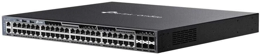 Šakotuvas TP-LINK SG6654X Omada 48-Port Gigabit Stackable L3 valdomas jungiklis su 6 10G lizdais | TP-LINK