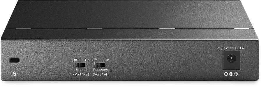 Šakotuvas TP-LINK | 6 prievadų gigabito komutatorius su 3 prievadų PoE+ ir 1 prievado PoE++ | TL-SG1006PP | Nevaldomas | Stalinis
