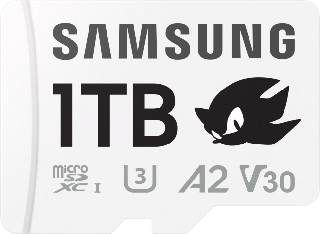 Atminties kortelė Žemėlapis Samsung Pro Plus Sonic The Hedgehog Micro SDXC 1 TB Class 10 UHS-I/U3 A2 V30 (MB-MD1T0SA/LC1)