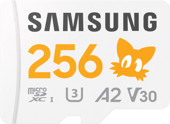 Atminties kortelė Žemėlapis Samsung Pro Plus Sonic The Hedgehog Micro SDXC 256 GB 10 klasės UHS-I/U3 A2 V30 (MB-MD256SA/LC1)